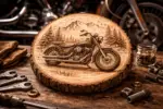 Motor op hout