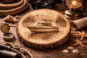 Boot op hout