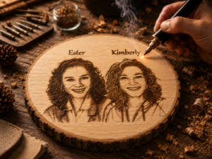 Portret van Ester en Kimberly
